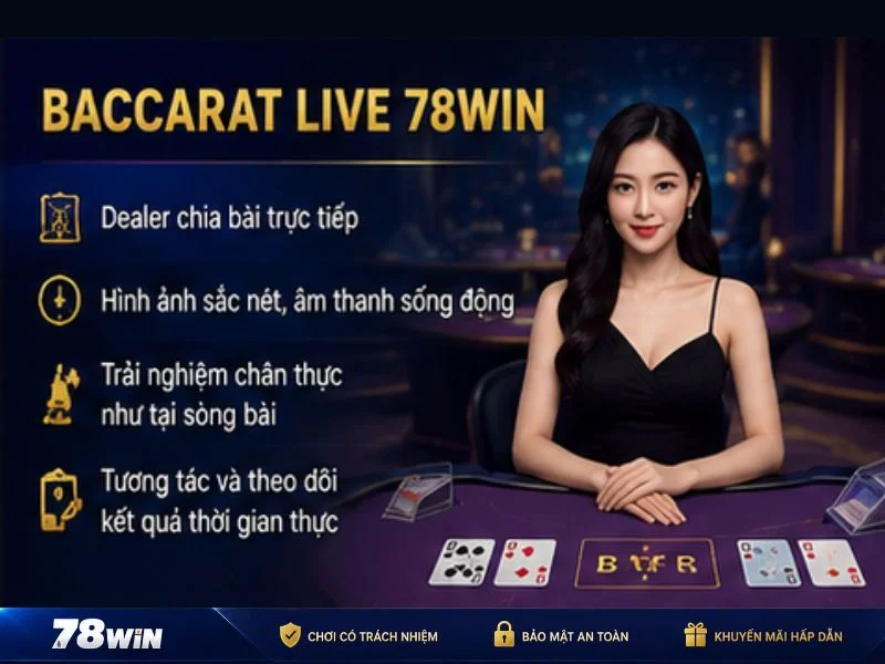 Baccarat Live 78Win Có Gì Khác
