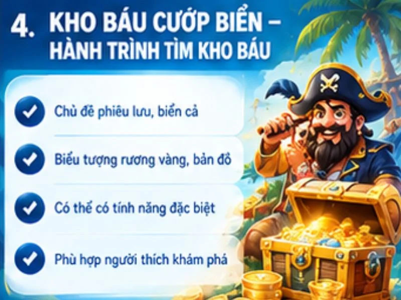 Kho Báu Cướp Biển – Hành trình khám phá phần thưởng bí ẩn