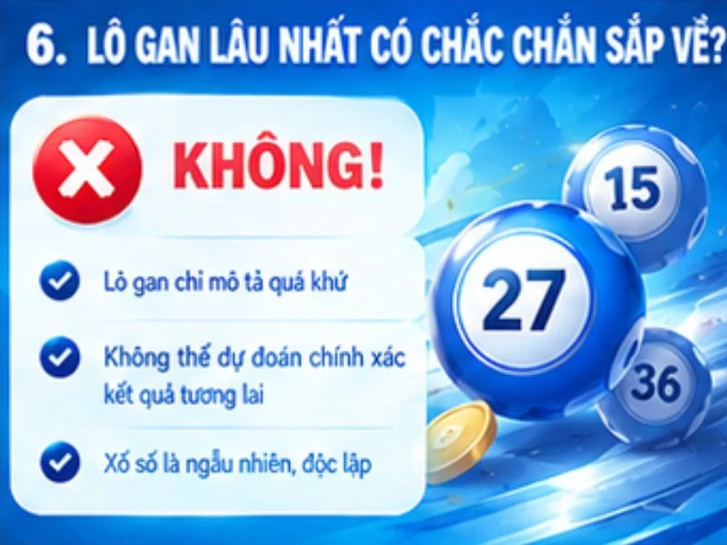 Lô gan lâu nhất có chắc chắn sắp về không