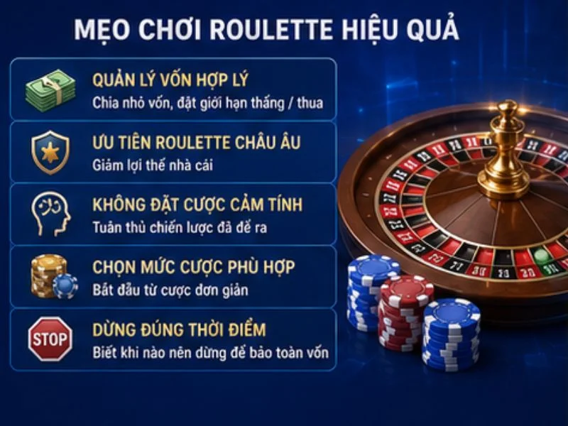 Mẹo Chơi Roulette 78WIN Hiệu Quả Mẹo Chơi Roulette 78WIN Hiệu Quả