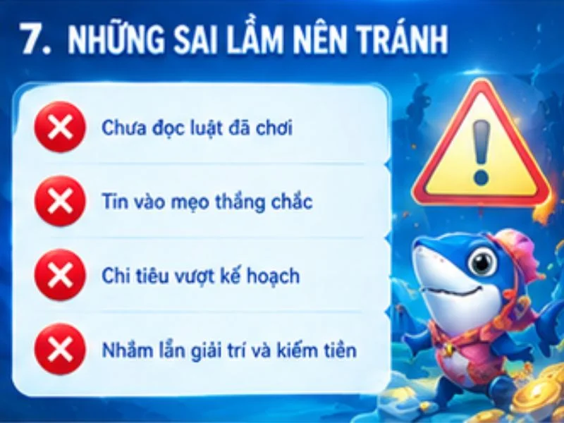 Những sai lầm cần tránh khi trải nghiệm Bắn Cá Ngộ Không Những sai lầm cần tránh khi trải nghiệm Bắn Cá Ngộ Không
