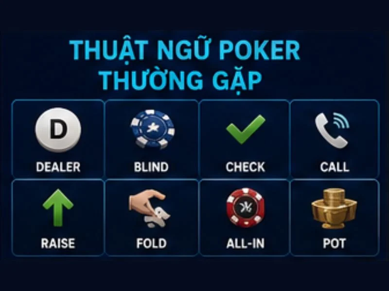 Thuật ngữ Poker thường gặp Thuật ngữ Poker thường gặp